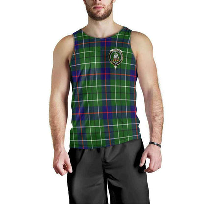 Duncan Tartan Crest Men Tank Top