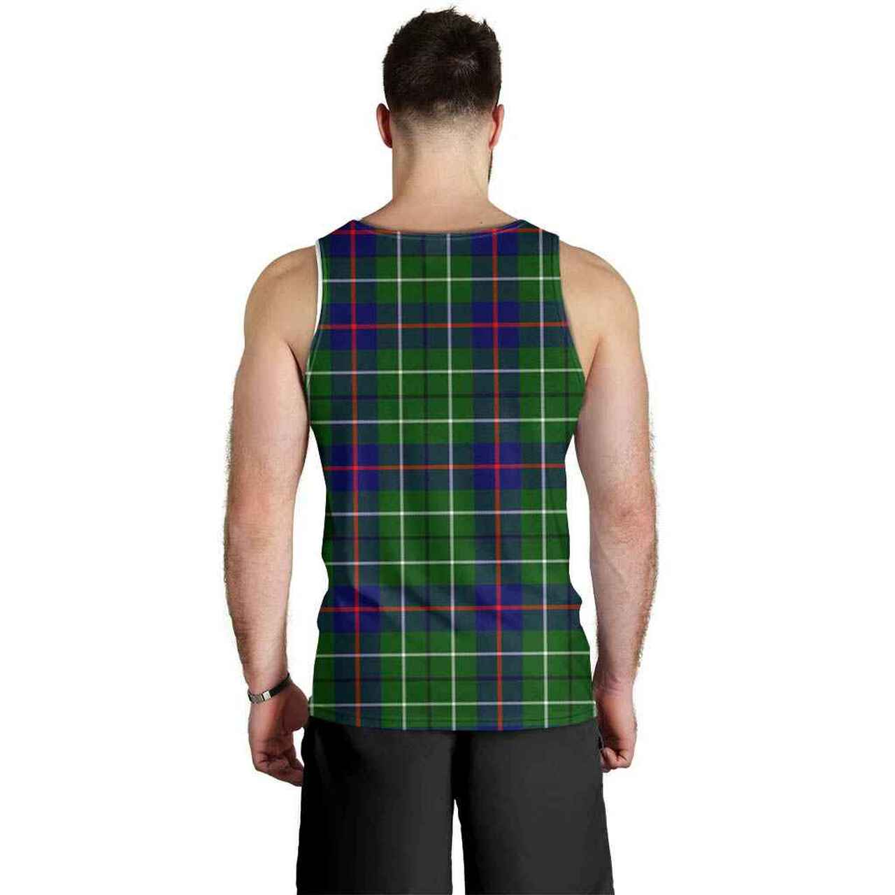 Duncan Tartan Crest Men Tank Top