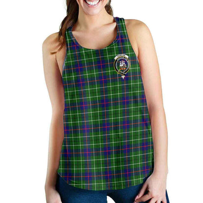 Duncan Tartan Crest Women Racerback Tank