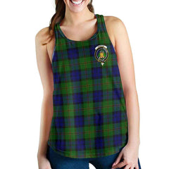 Dundas Tartan Crest Women Racerback Tank