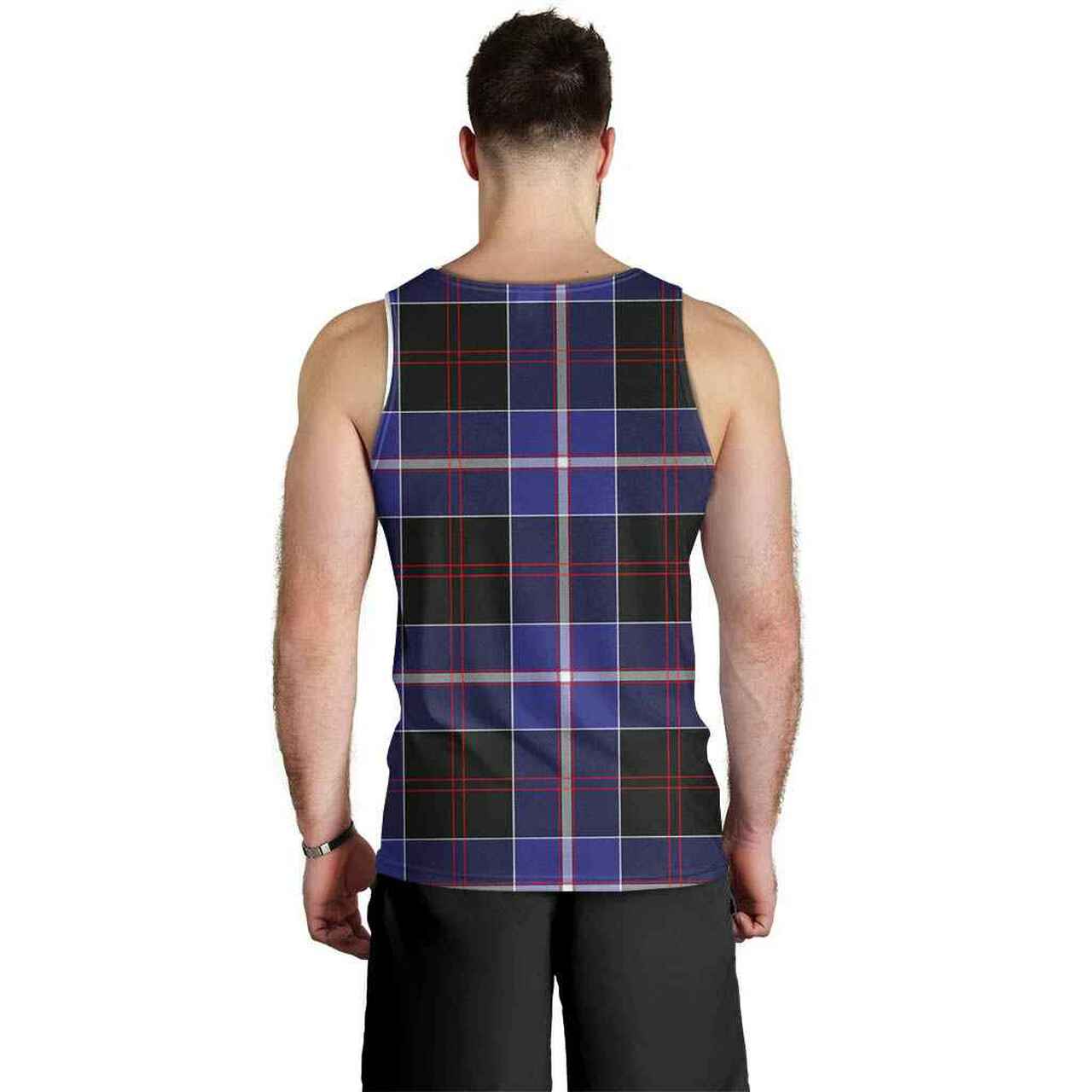 Dunlop Tartan Crest Men Tank Top