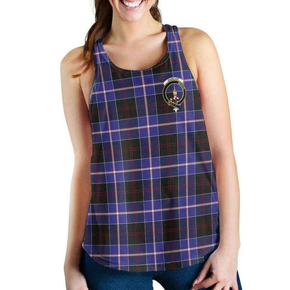 Dunlop Tartan Crest Women Racerback Tank