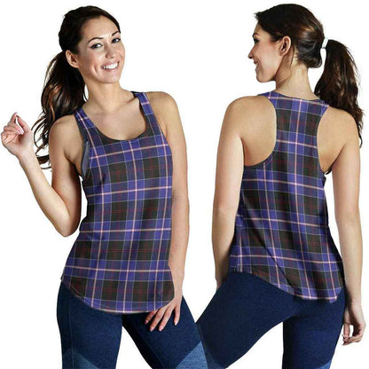 Dunlop Modern Tartan Plaid Women Racerback Tank