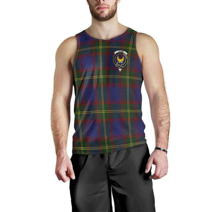 Durie Tartan Crest Men Tank Top