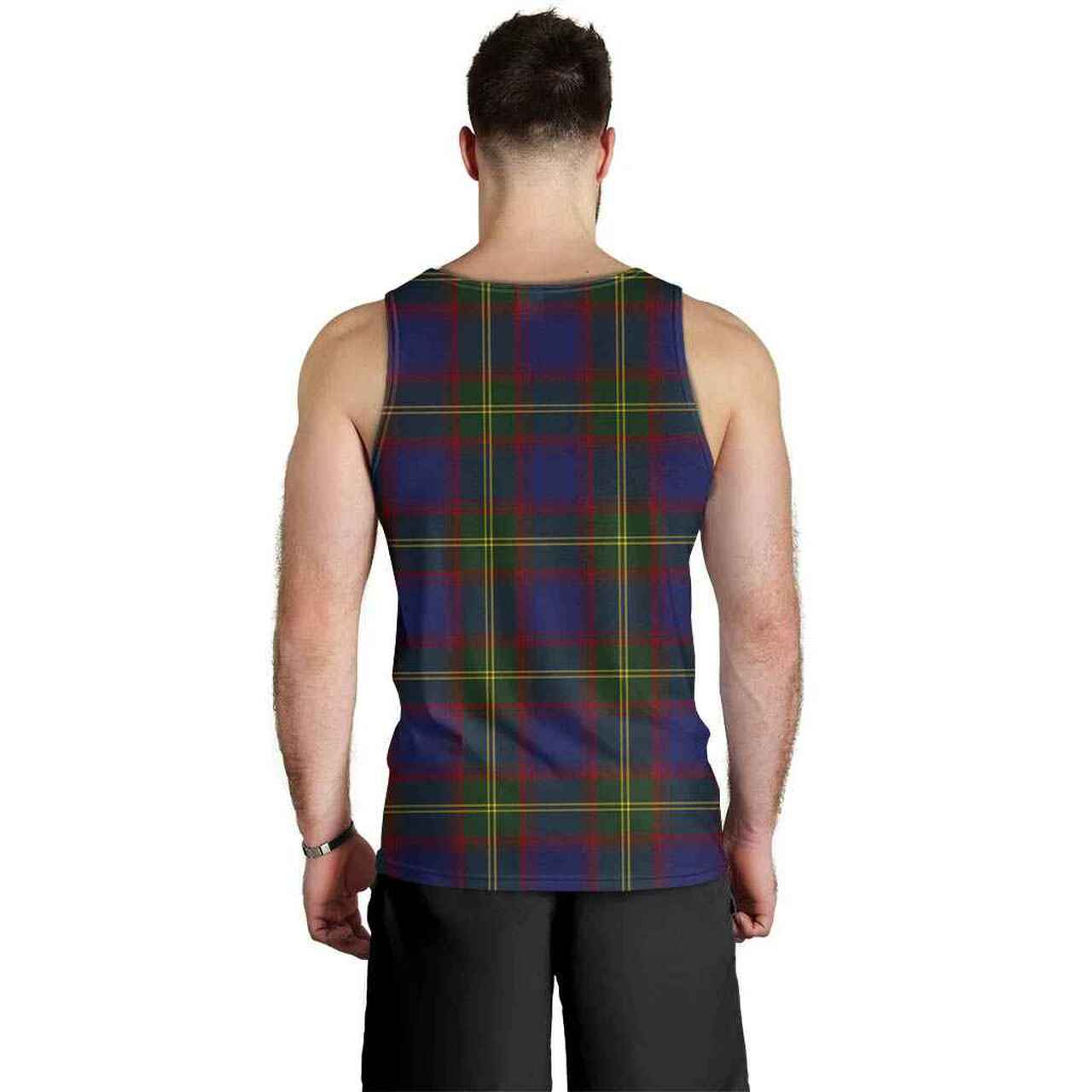 Durie Tartan Plaid Men Tank Top