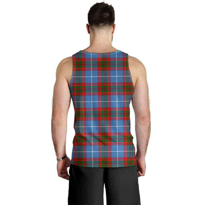 Edinburgh District Tartan Plaid Men Tank Top