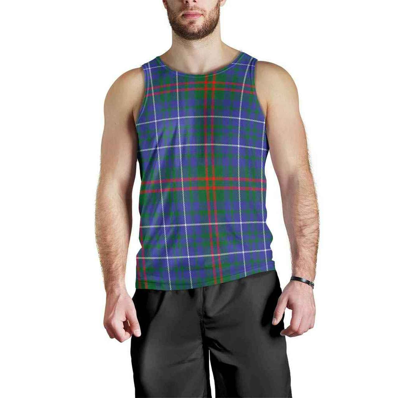 Edmonstone Tartan Plaid Men Tank Top