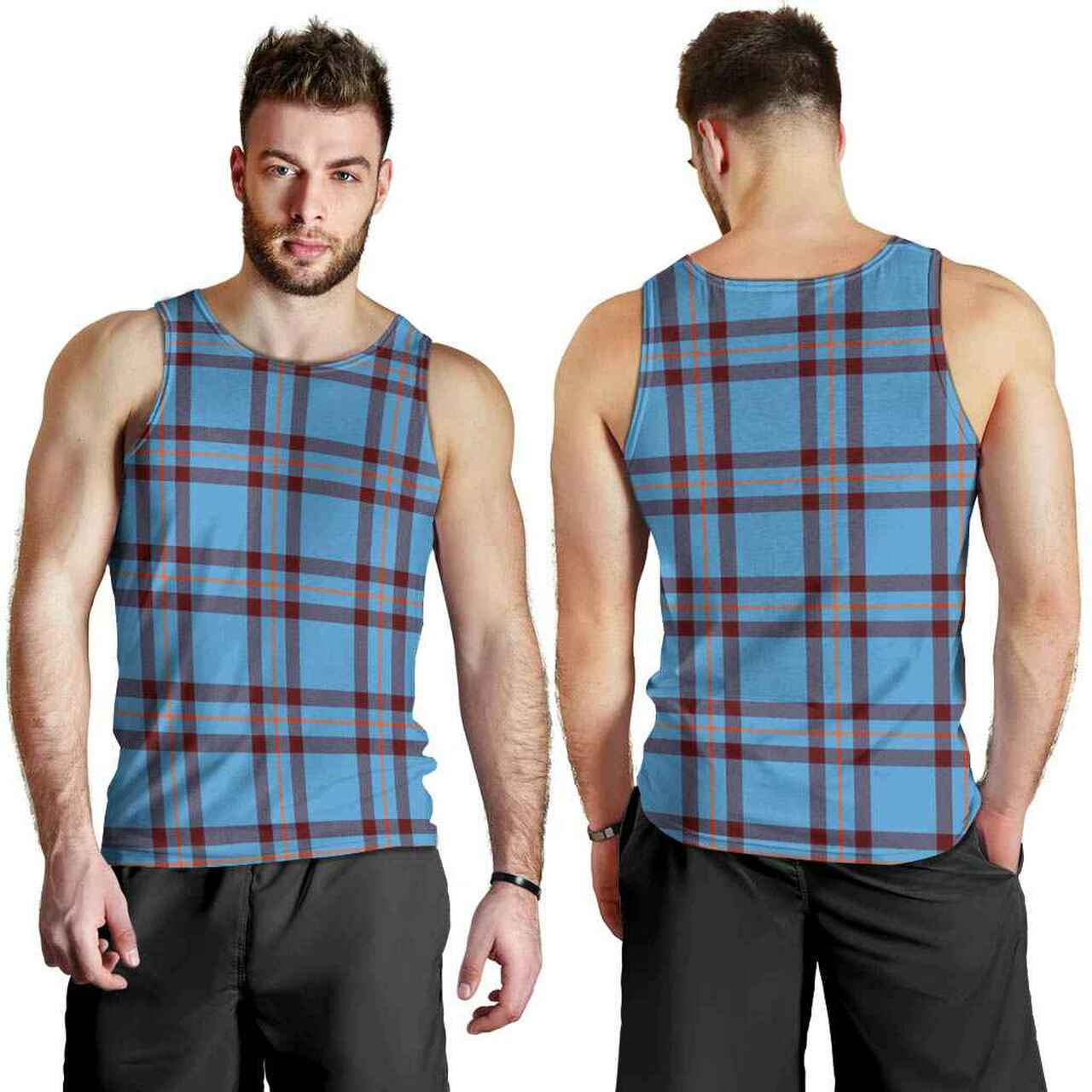 Elliot Ancient Tartan Plaid Men Tank Top