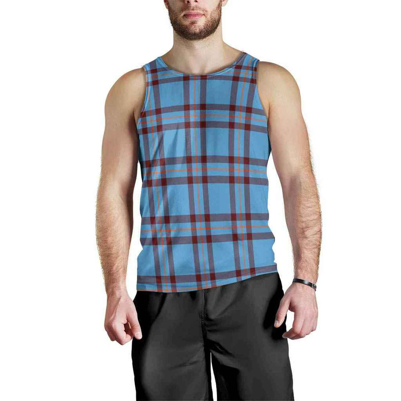 Elliot Ancient Tartan Plaid Men Tank Top