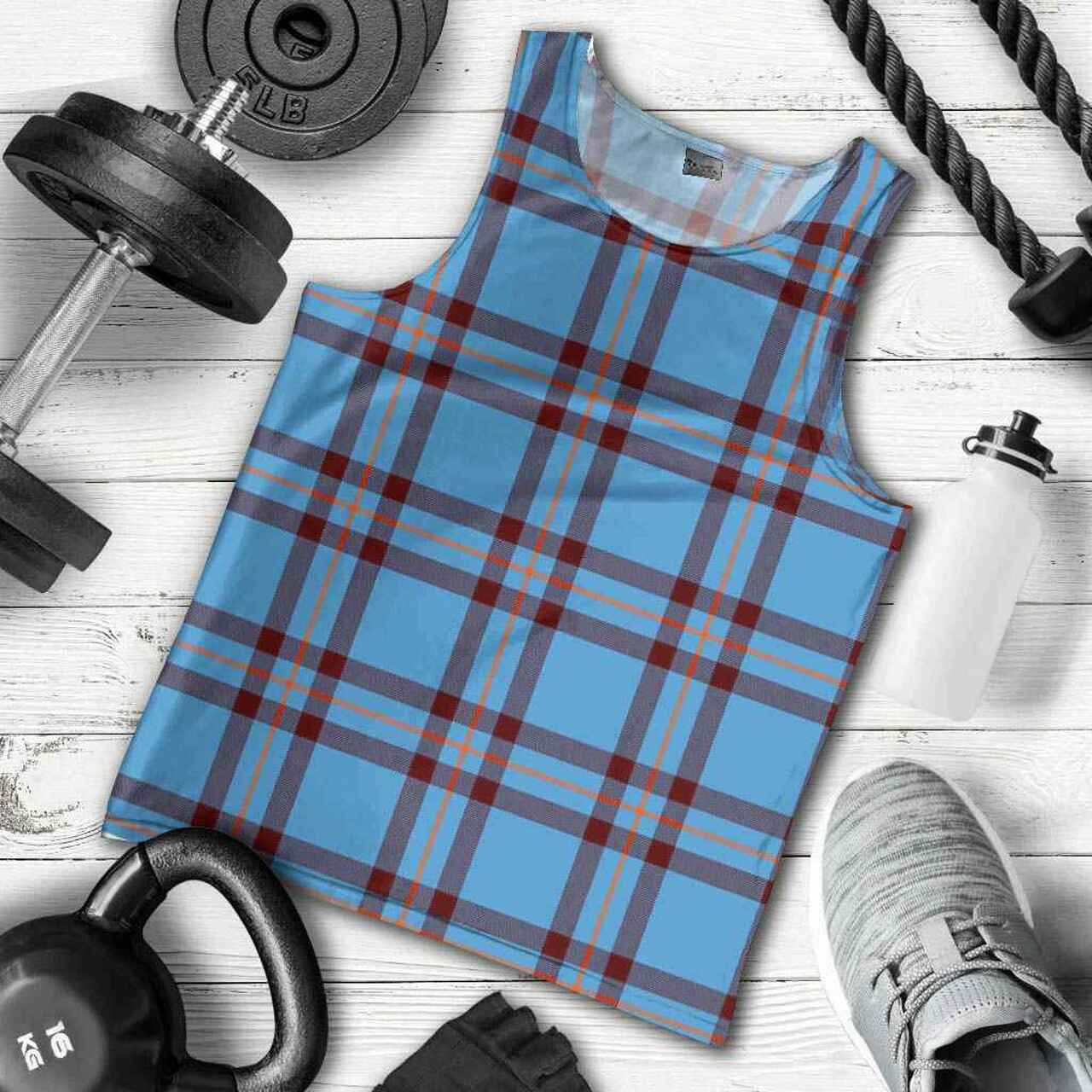 Elliot Ancient Tartan Plaid Men Tank Top