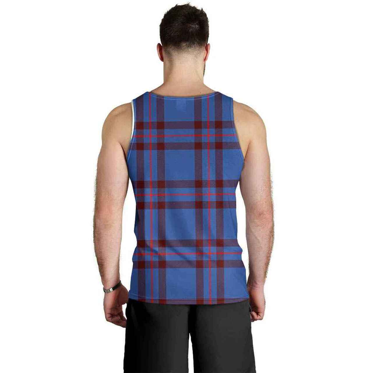 Elliot Tartan Crest Men Tank Top