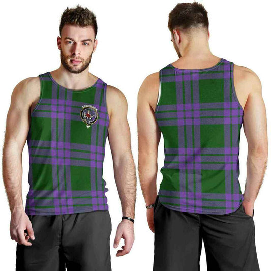 Elphinstone Tartan Crest Men Tank Top