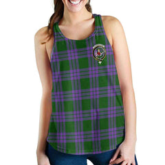 Elphinstone Tartan Crest Women Racerback Tank