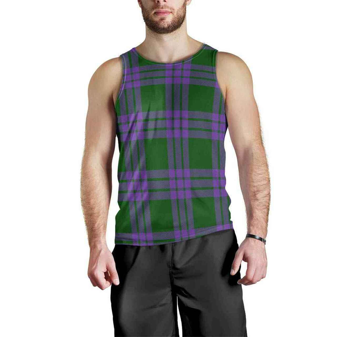 Elphinstone Tartan Plaid Men Tank Top