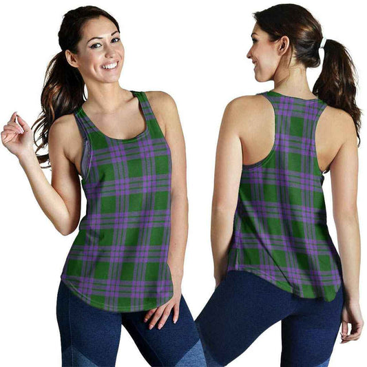 Elphinstone Tartan Plaid Women Racerback Tank