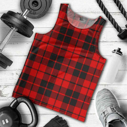 Ettrick District Tartan Plaid Men Tank Top