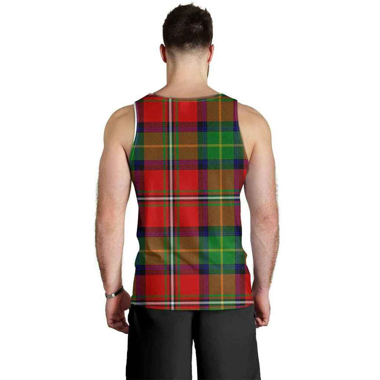 Fairlie Tartan Crest Men Tank Top