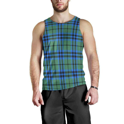 Falconer Tartan Plaid Men Tank Top