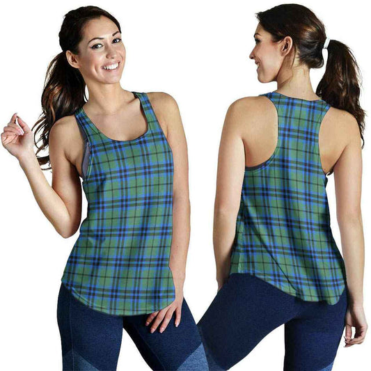 Falconer Tartan Plaid Women Racerback Tank