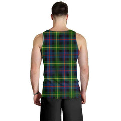 Farquharson Tartan Crest Men Tank Top