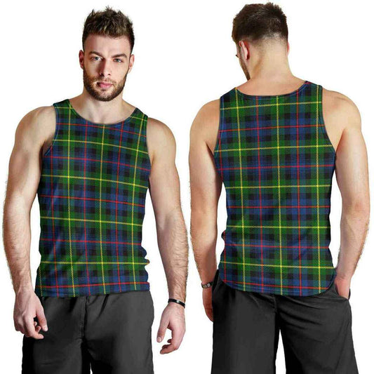 Farquharson Modern Tartan Plaid Men Tank Top