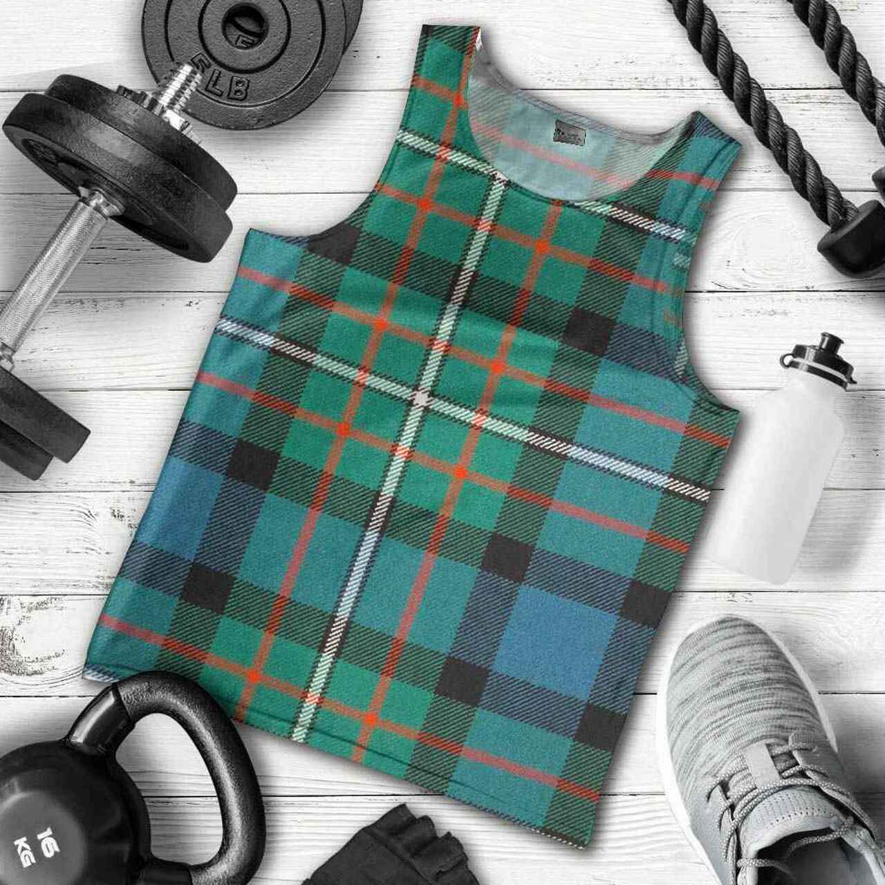 Ferguson Ancient Tartan Plaid Men Tank Top