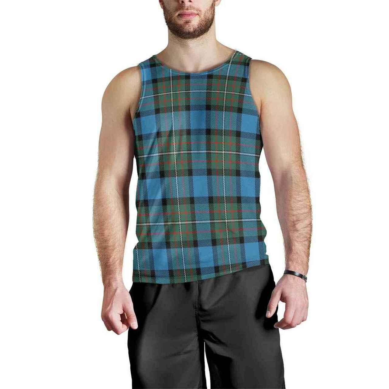 Fergusson Ancient Tartan Plaid Men Tank Top