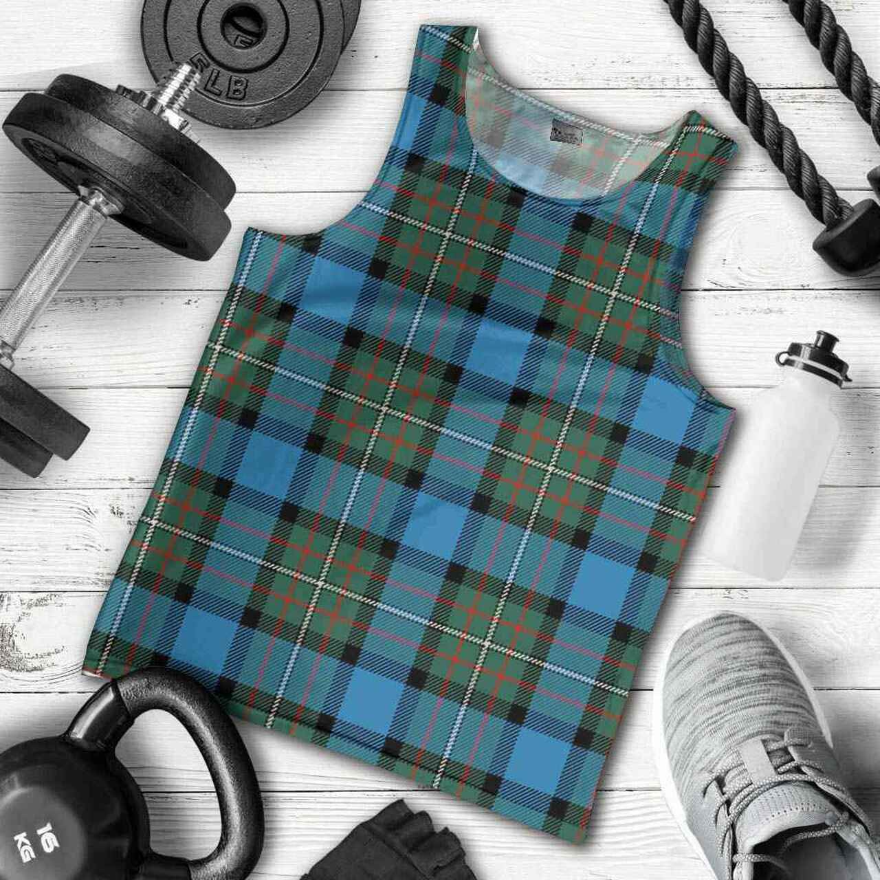 Fergusson Ancient Tartan Plaid Men Tank Top