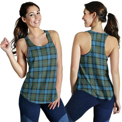 Fergusson Ancient Tartan Plaid Women Racerback Tank
