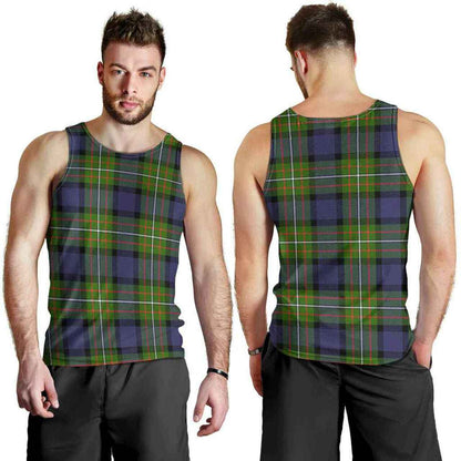 Fergusson Modern Tartan Plaid Men Tank Top