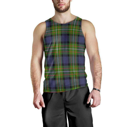 Fergusson Modern Tartan Plaid Men Tank Top