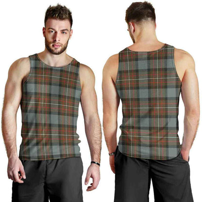 Fergusson Weathered Tartan Plaid Men Tank Top