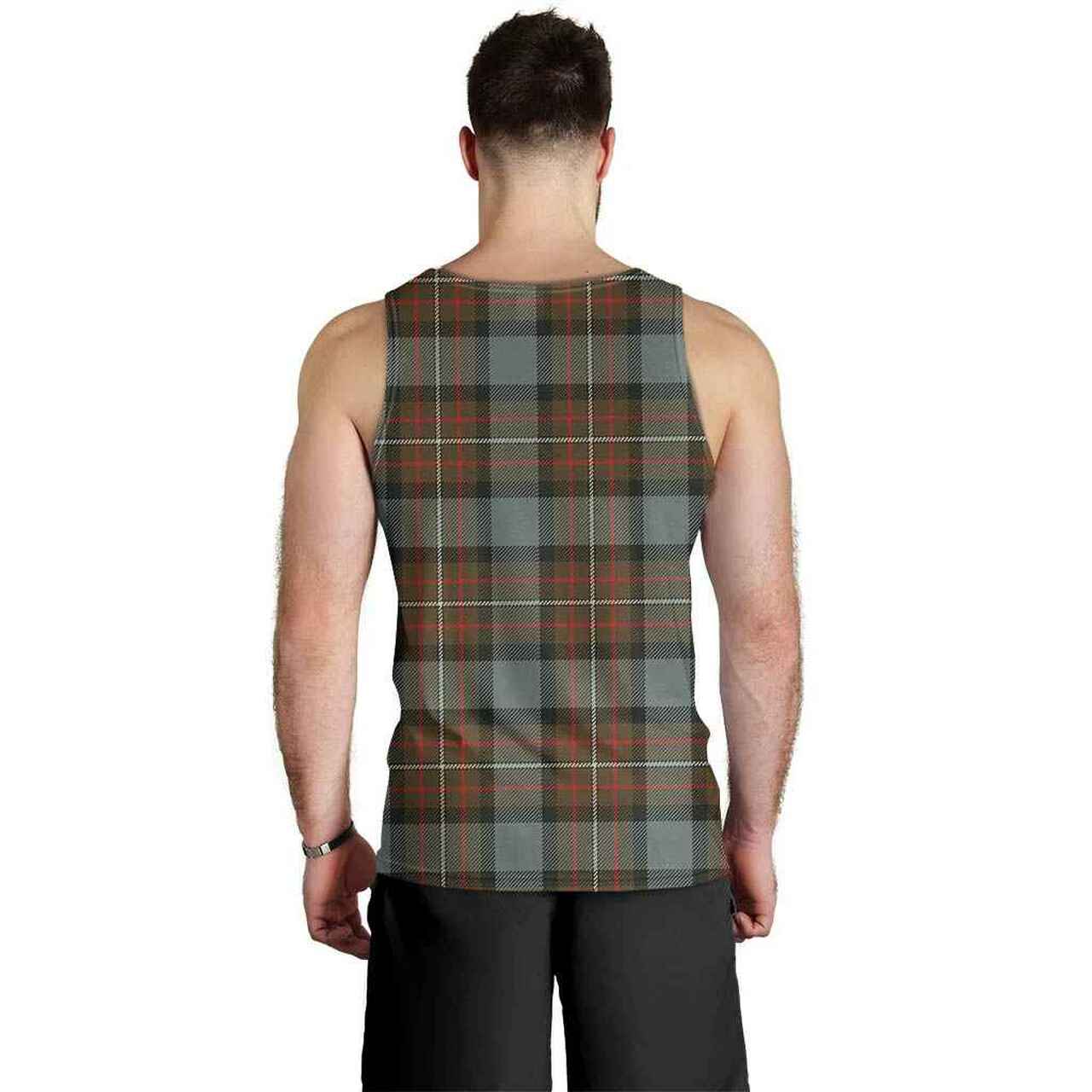 Fergusson Weathered Tartan Plaid Men Tank Top