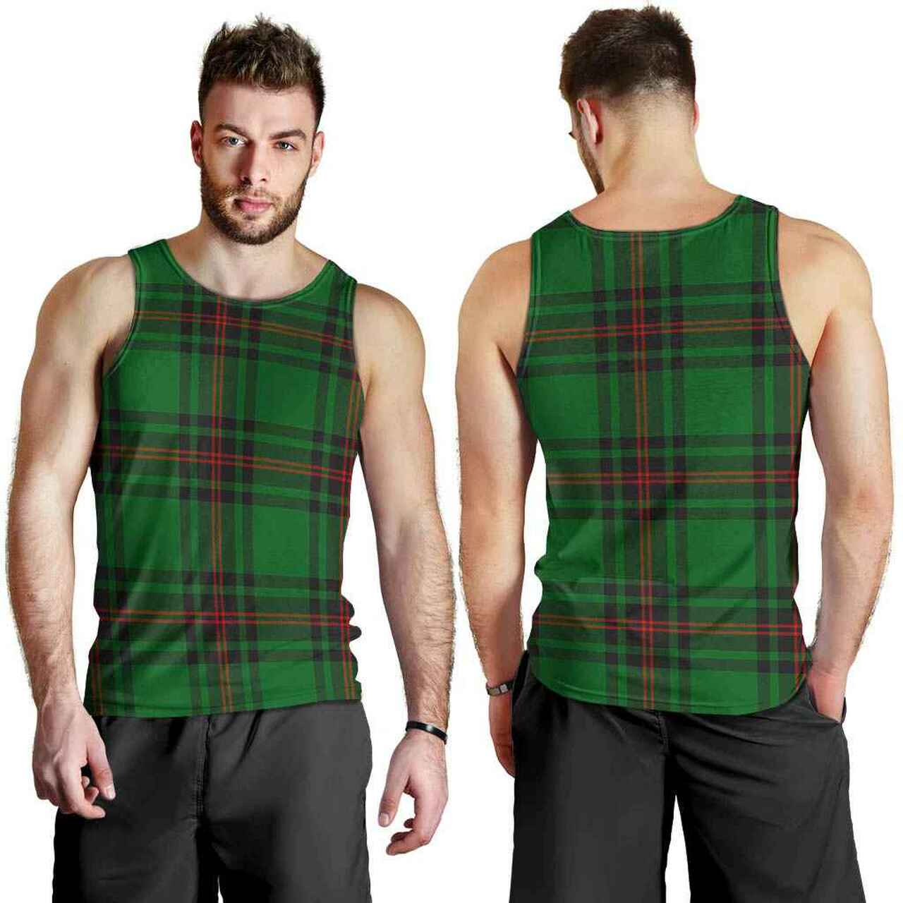 Fife District Tartan Plaid Men Tank Top