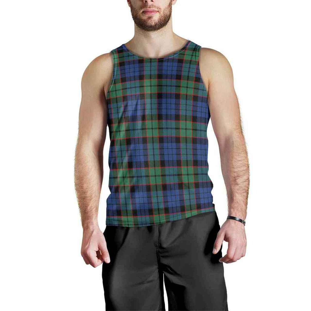 Fletcher Ancient Tartan Plaid Men Tank Top