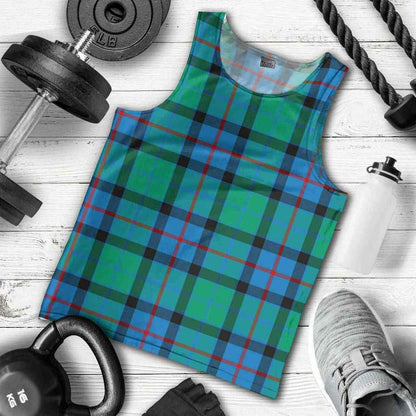 Flower of Scotland Tartan Plaid Men Tank Top