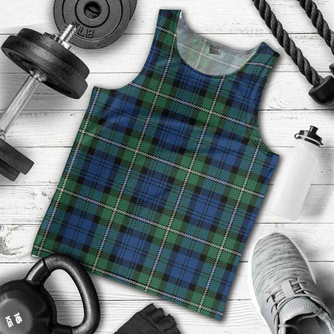 Forbes Ancient Tartan Plaid Men Tank Top