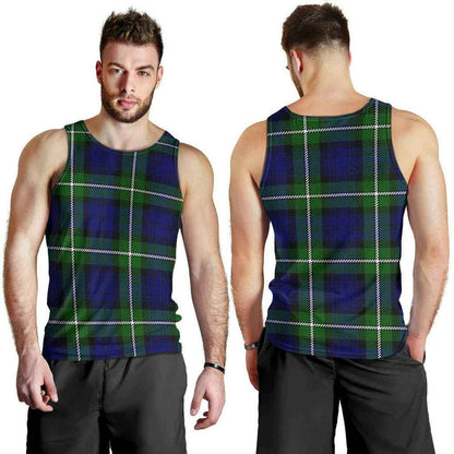 Forbes Modern Tartan Plaid Men Tank Top