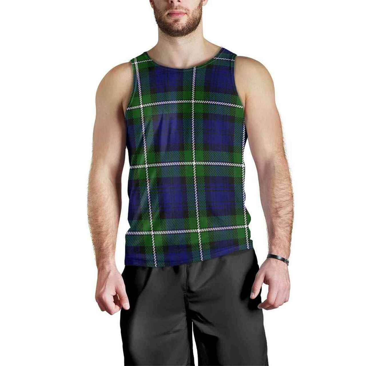 Forbes Modern Tartan Plaid Men Tank Top