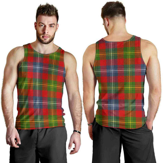 Forrester Tartan Plaid Men Tank Top