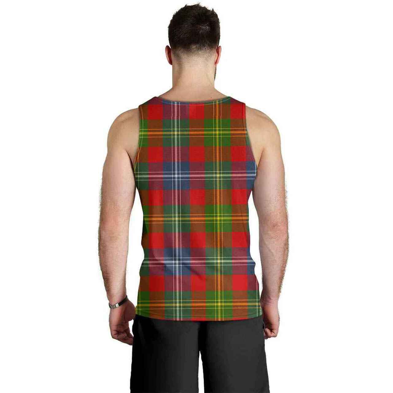 Forrester Tartan Plaid Men Tank Top