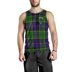 Forsyth Tartan Crest Men Tank Top