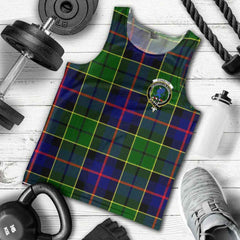 Forsyth Tartan Crest Men Tank Top