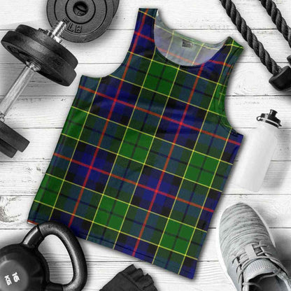 Forsyth Modern Tartan Plaid Men Tank Top