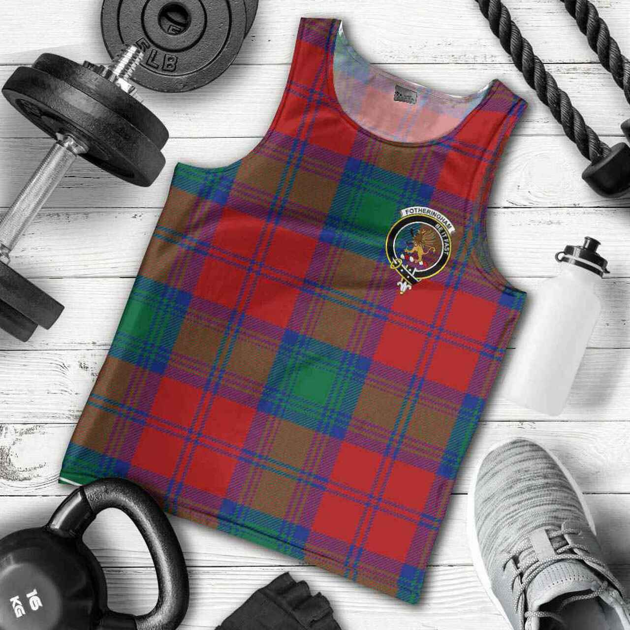 Fotheringham Tartan Crest Men Tank Top