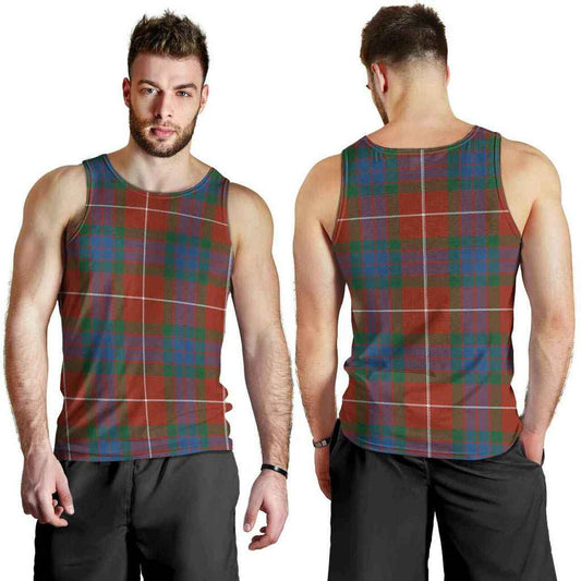 Fraser Ancient Tartan Plaid Men Tank Top