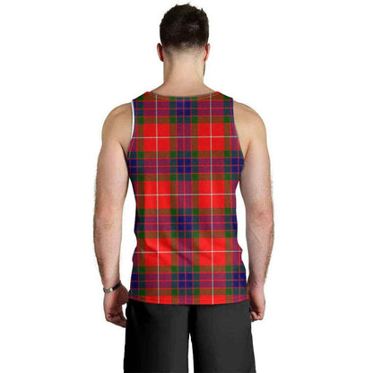 Fraser Tartan Crest Men Tank Top