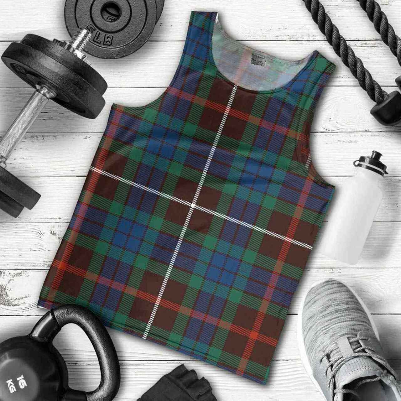 Fraser Hunting Ancient Tartan Plaid Men Tank Top