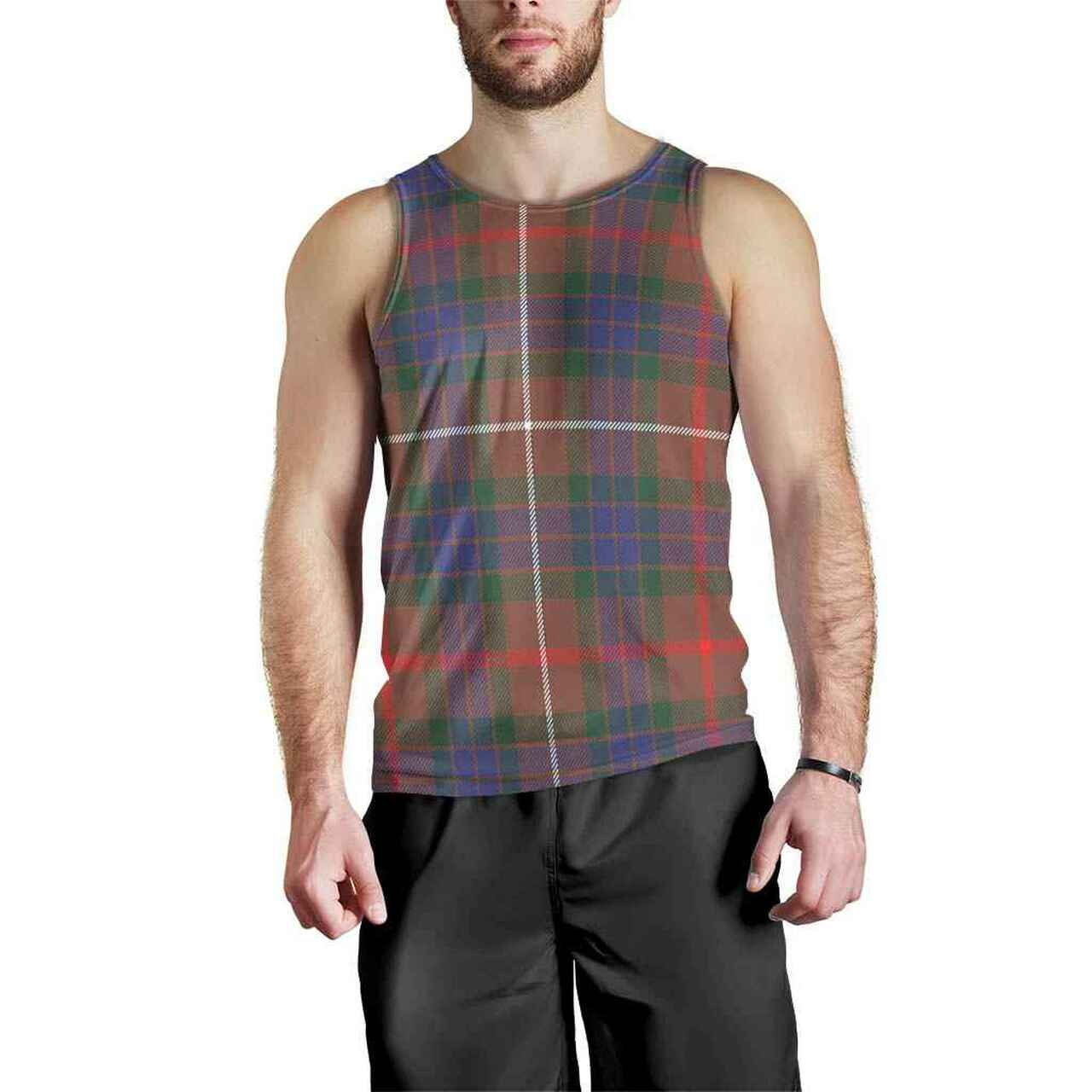 Fraser Hunting Modern Tartan Plaid Men Tank Top