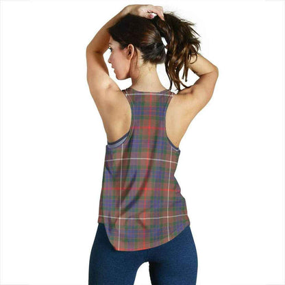 Fraser Hunting Modern Tartan Plaid Women Racerback Tank